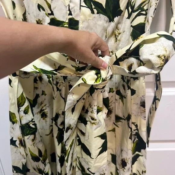 NOT- Samantha Sung Sleeveless MIDI Dress, butter yellow Size 10 - Picture 6 of 9